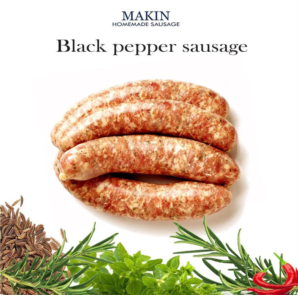 Italian Homemade Sausage (Black Pepper) ไส้กรอกอิตาเลี่ยน รสพริกไทยดำ
