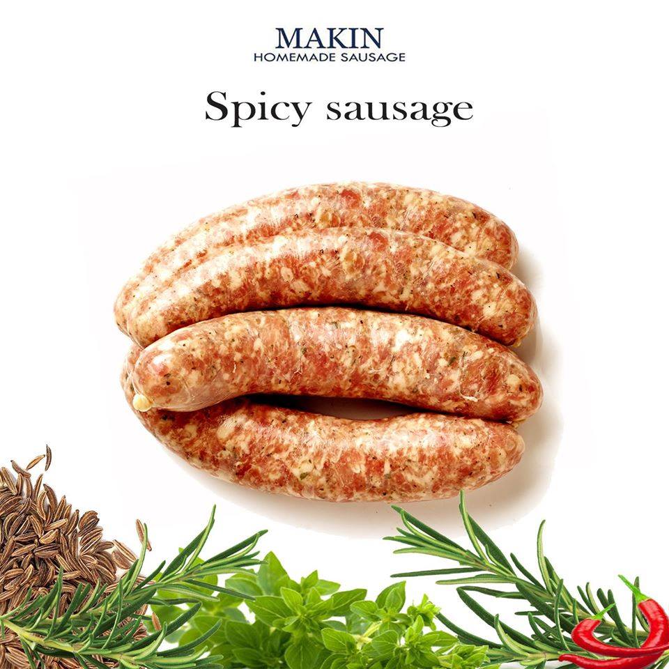 Italian Homemade Sausage (Spicy) ไส้กรอกอิตาเลี่ยน รสเผ็ด
